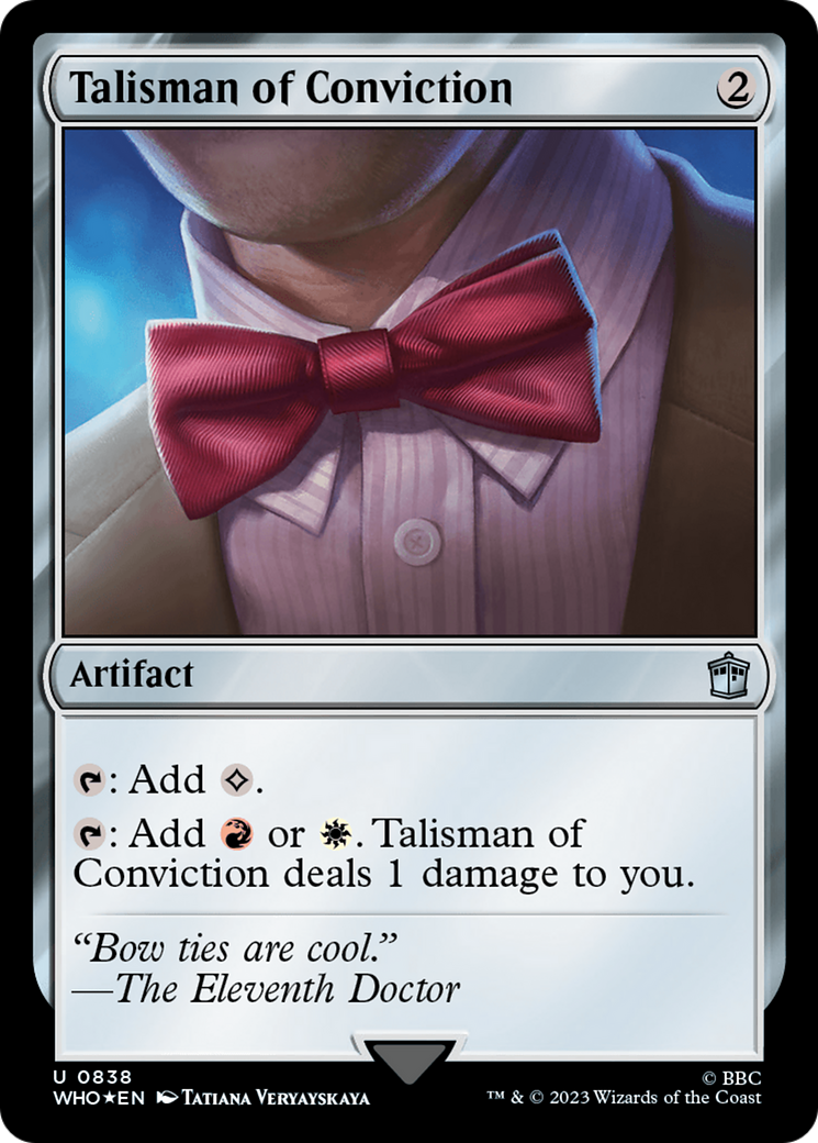 Talisman of Conviction (Surge Foil) (WHO-838) - Doctor Who Foil