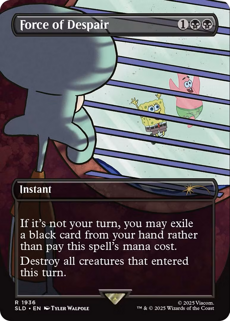 Force of Despair (SLD-1936) - Secret Lair Drop (Borderless)