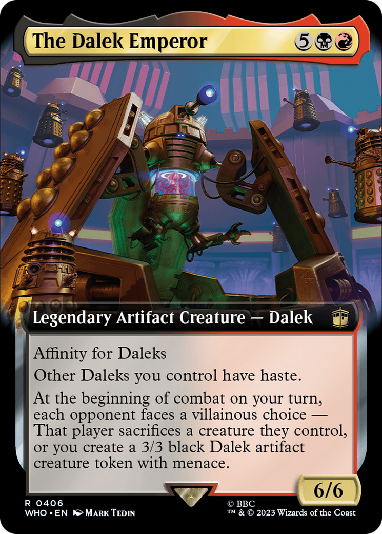 The Dalek Emperor (Extended Art) (WHO-406) - Doctor Who: (Extended Art)