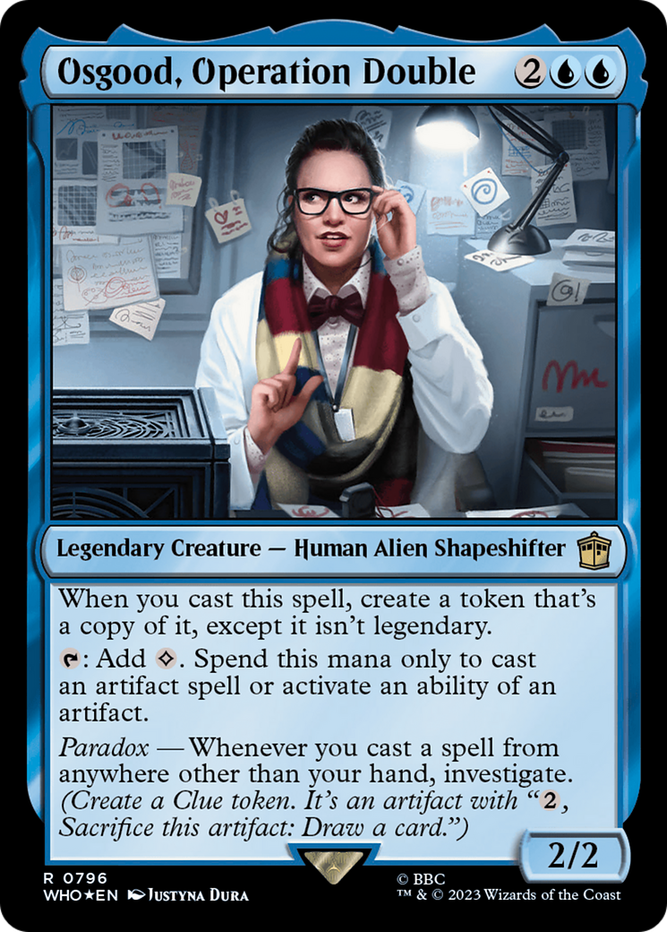 Osgood, Operation Double (Surge Foil) (WHO-796) - Doctor Who Foil