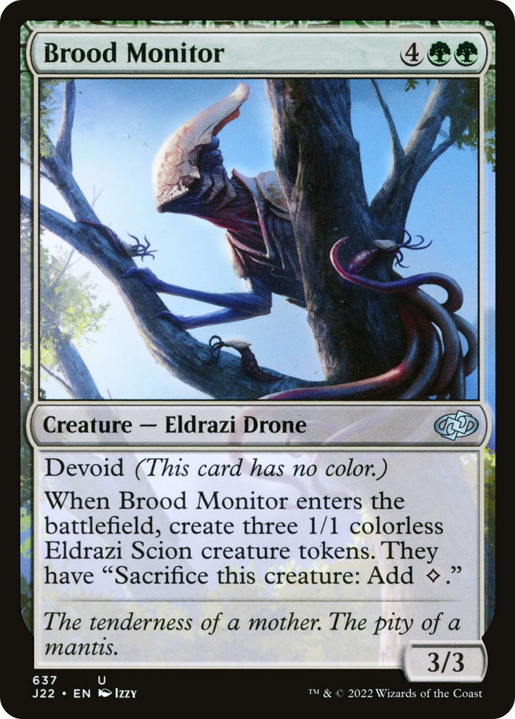Brood Monitor (J22-637) - Jumpstart 2022: (devoid)