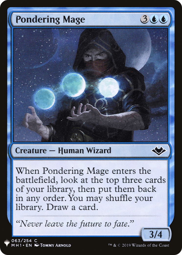 Pondering Mage (LIST-063) - The List