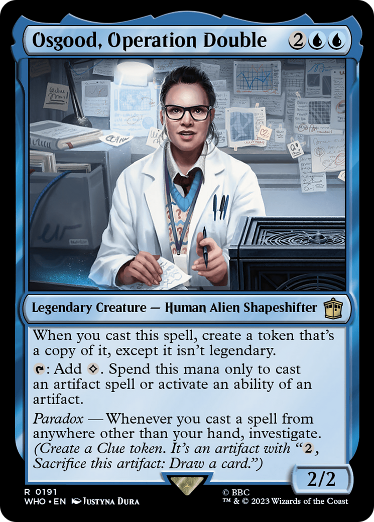 Osgood, Operation Double (WHO-191) - Doctor Who Foil