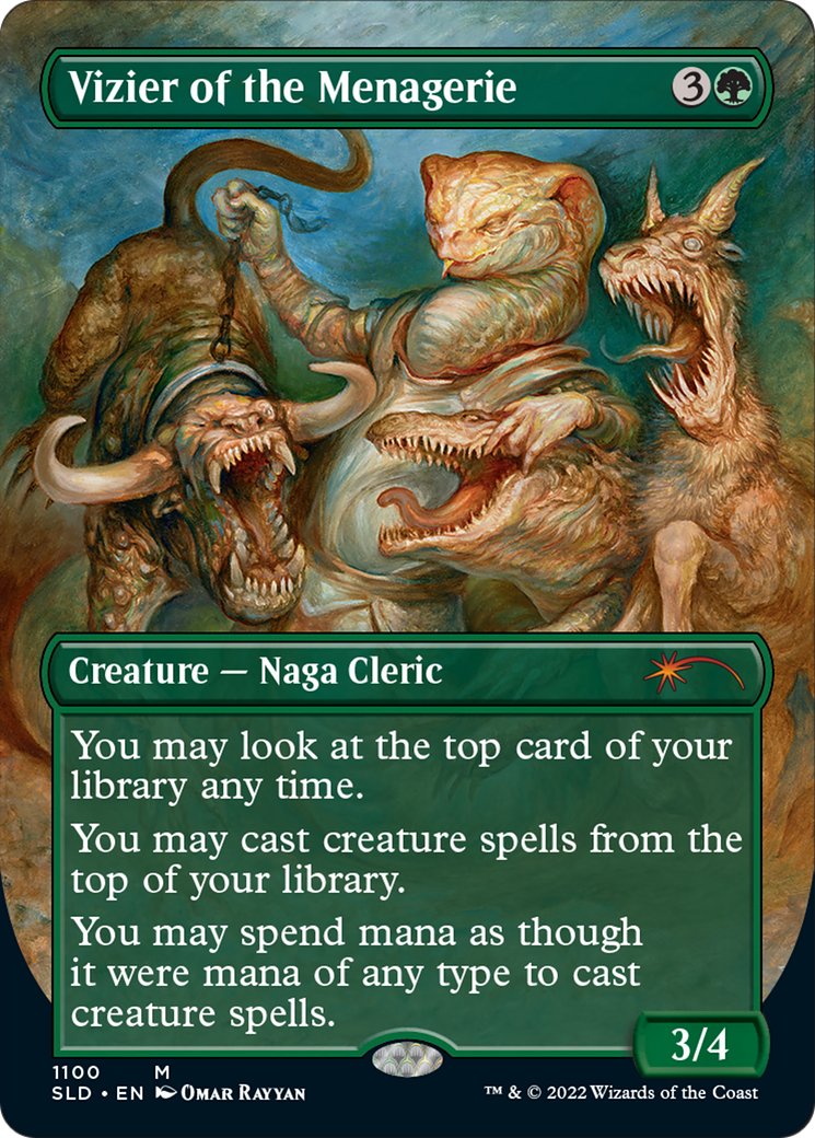 Vizier of the Menagerie (Borderless) (SLD-1100) - Secret Lair Drop