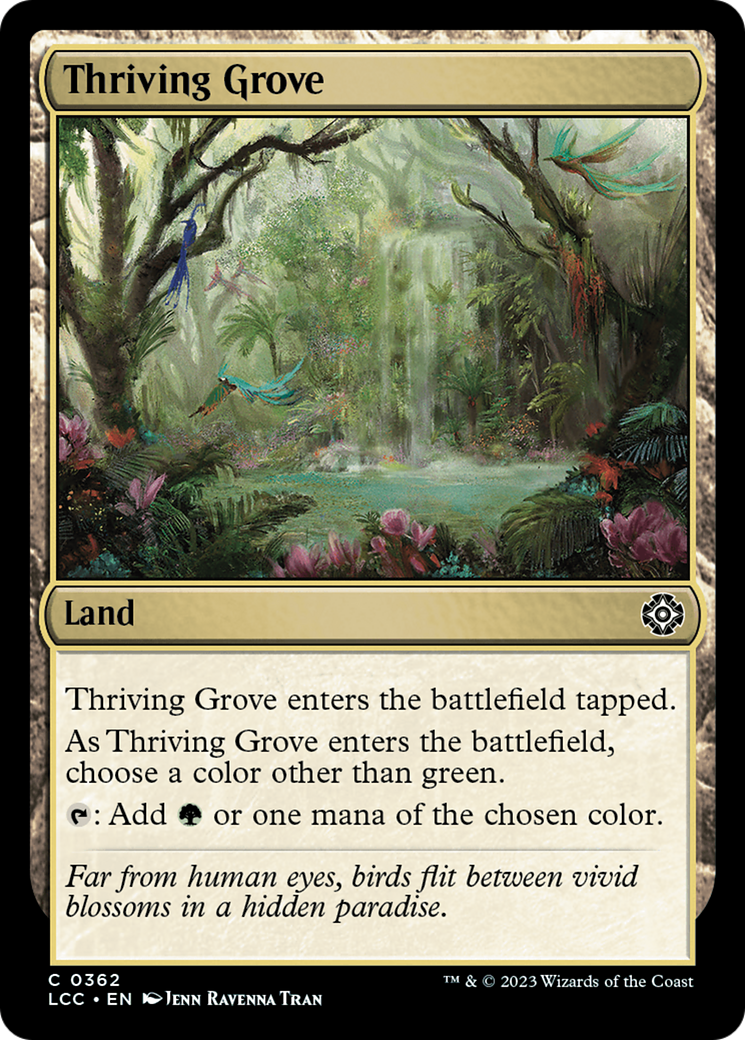 Thriving Grove (LCC-362) - The Lost Caverns of Ixalan Commander