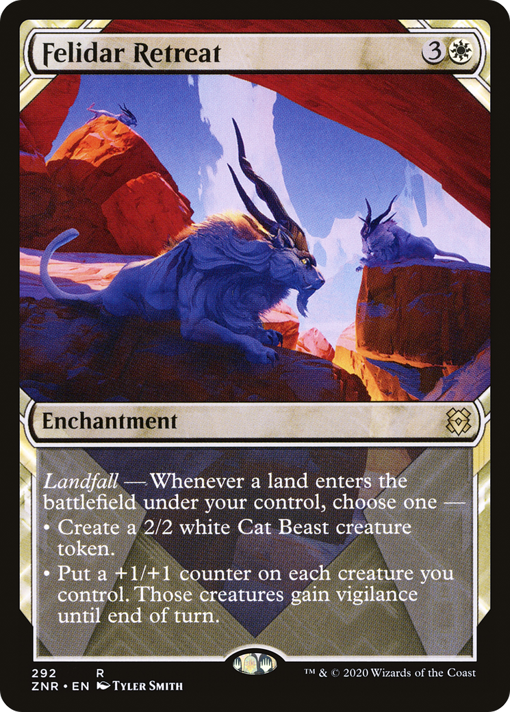 Felidar Retreat (Showcase) (ZNR-292) - Zendikar Rising: (Showcase) Foil