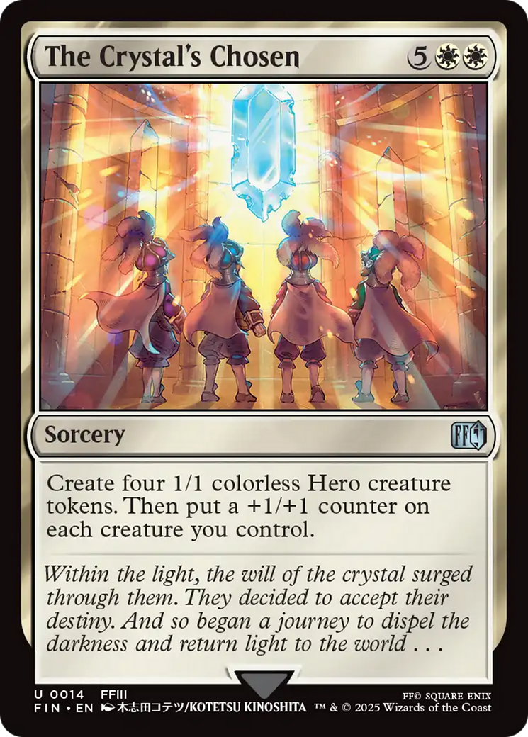 The Crystal's Chosen (FIN-014) - FINAL FANTASY