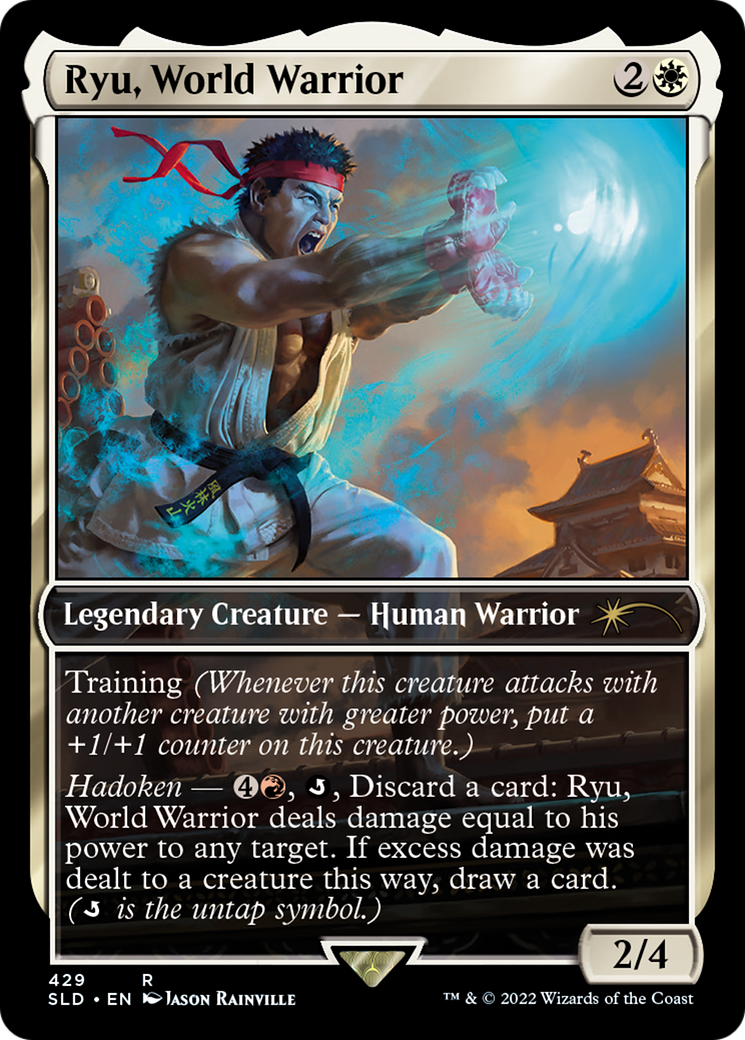 Ryu, World Warrior (SLD-429) - Secret Lair Drop / Ryu, World Warrior Foil