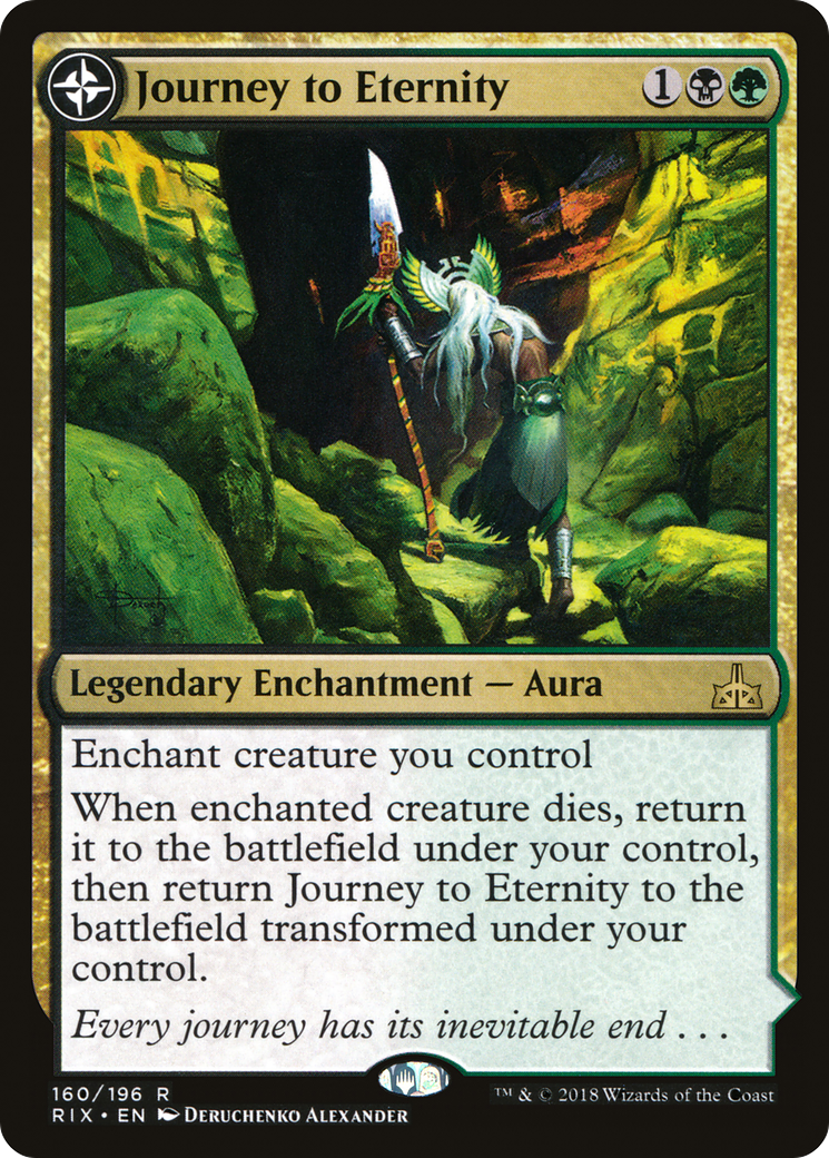 Journey to Eternity // Atzal, Cave of Eternity (RIX-160) - Rivals of Ixalan: (compasslanddfc) Foil