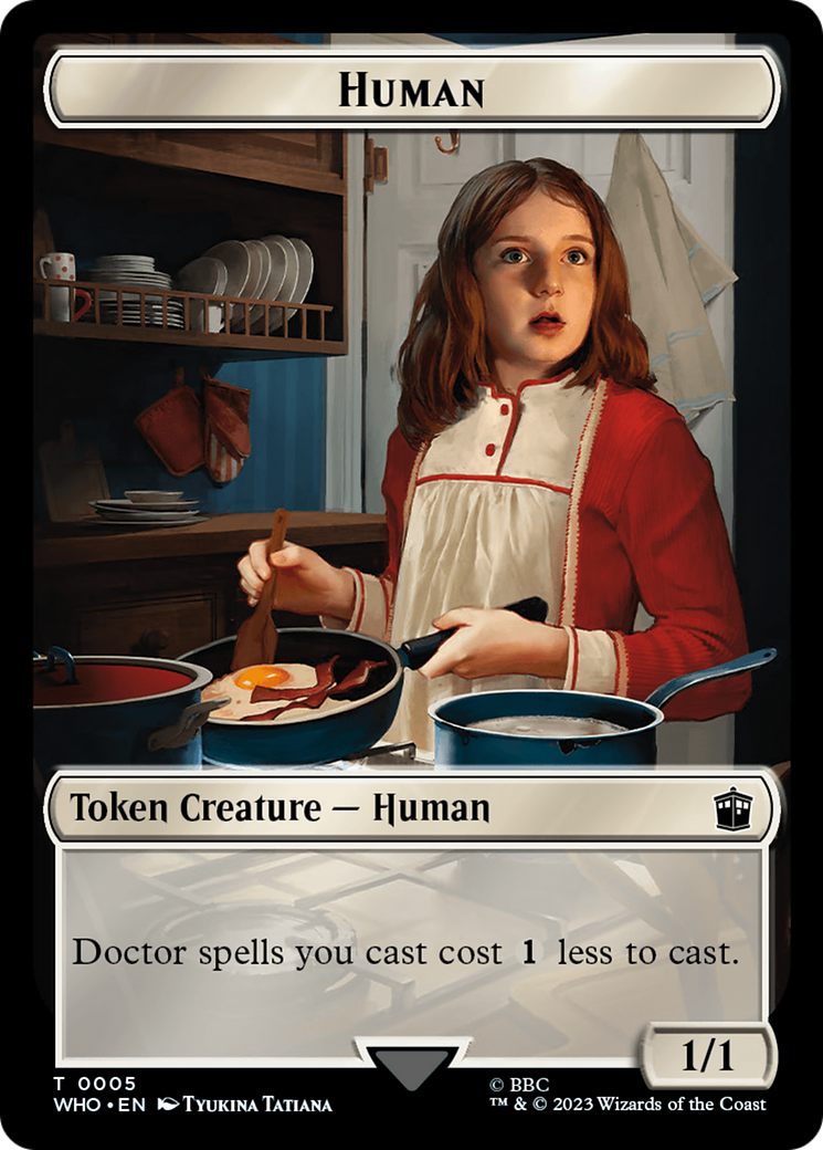 Human (TWHO-005) - Doctor Who Tokens
