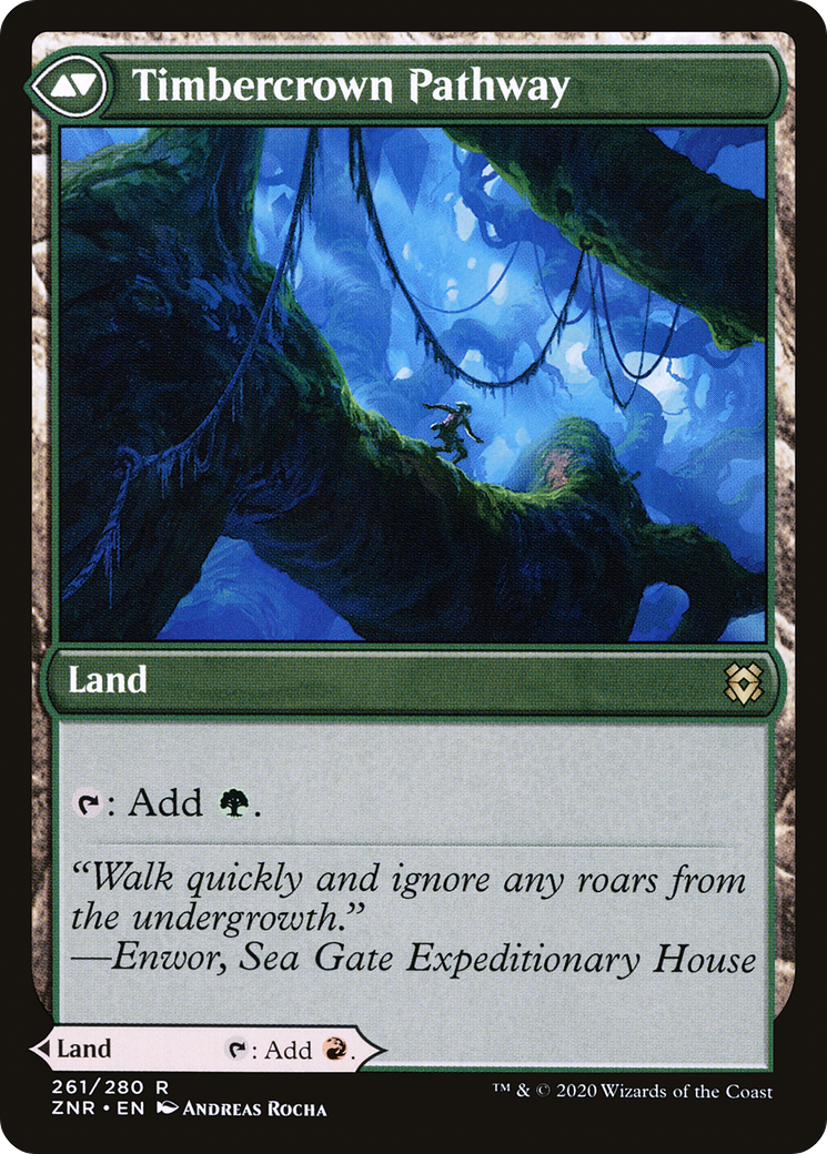 Cragcrown Pathway (ZNR-261) - Zendikar Rising Foil