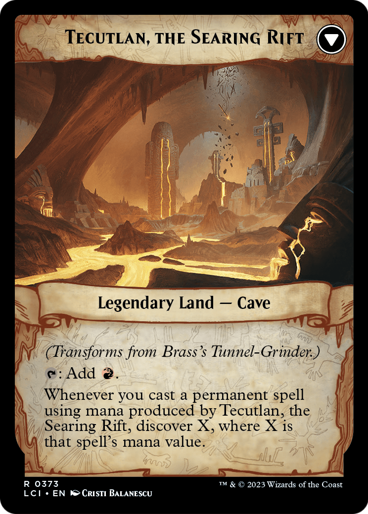 Brass's Tunnel-Grinder (Extended Art) (LCI-373) - The Lost Caverns of Ixalan: (Extended Art) Foil