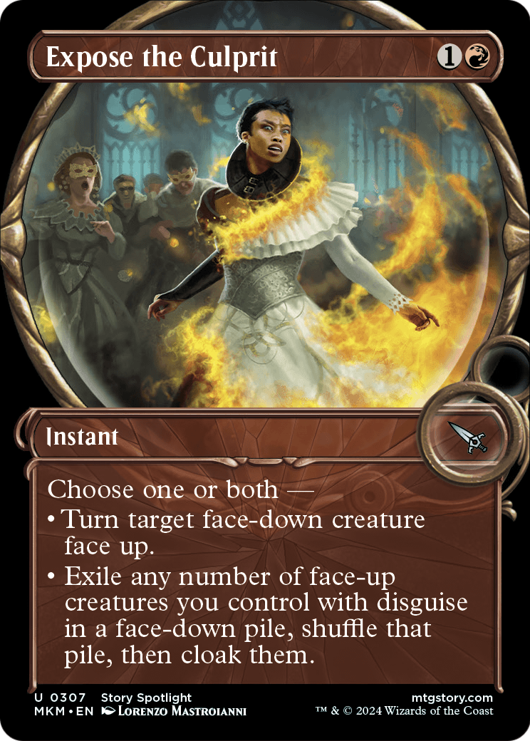 Expose the Culprit (Showcase) (MKM-307) - Murders at Karlov Manor: (Showcase) Foil