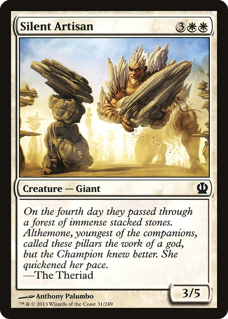 Silent Artisan (THS-031) - Theros Foil