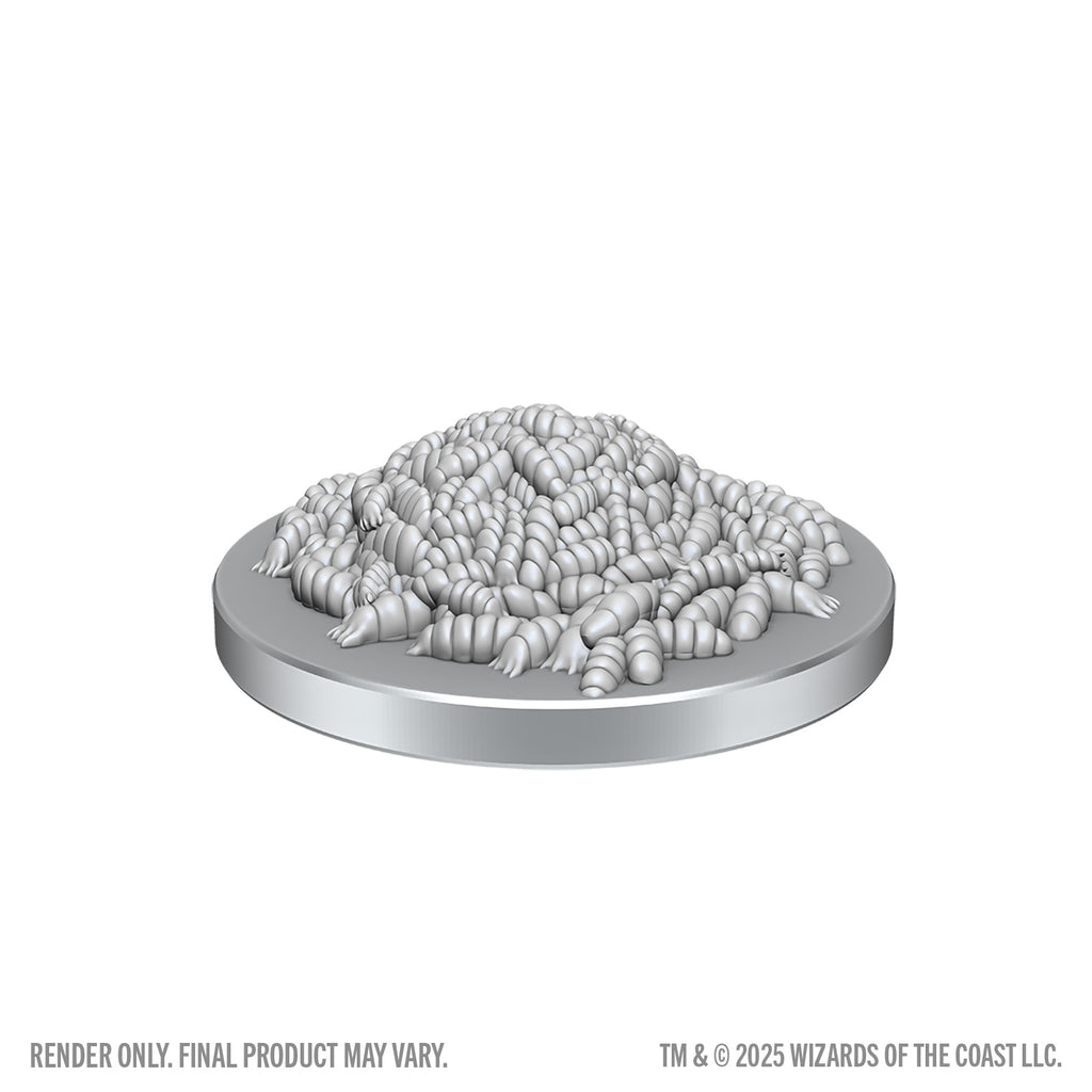 D&D Nolzur's Marvelous Miniatures: Swarm of Rot Grubs & Rot Grub Victim