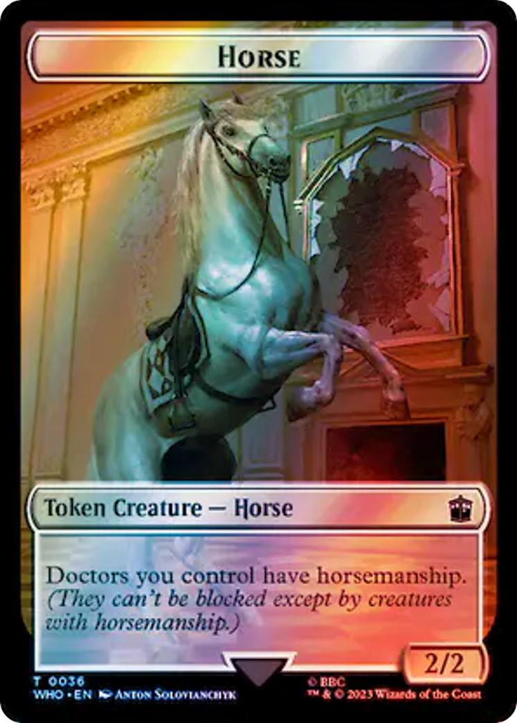 Horse (TWHO-036) - Doctor Who Tokens Foil