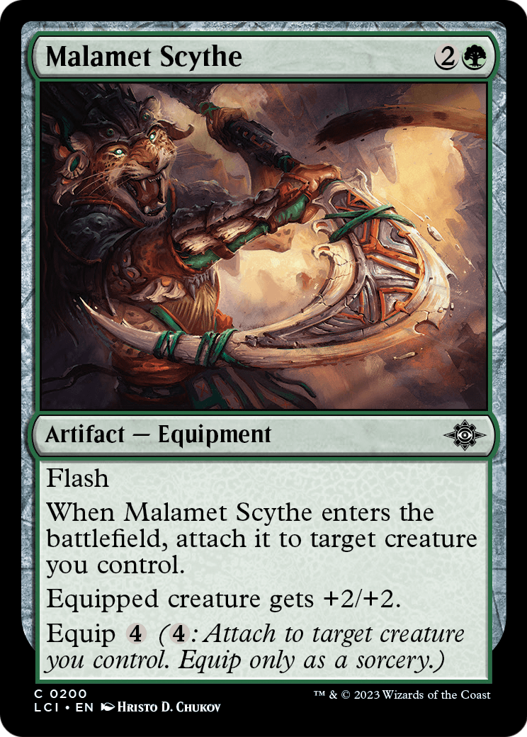 Malamet Scythe (LCI-200) - The Lost Caverns of Ixalan Foil