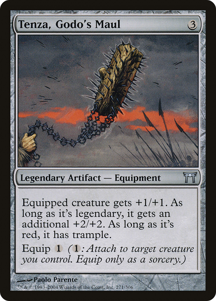 Tenza, Godo's Maul (CHK-271) - Champions of Kamigawa Foil