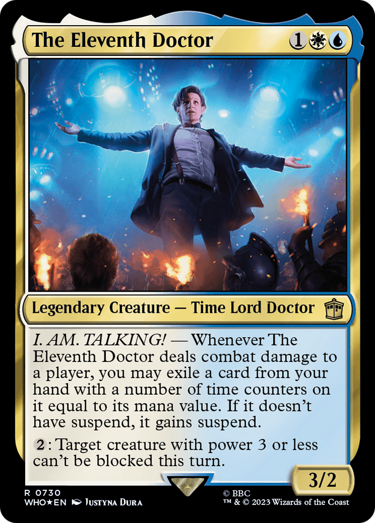 The Eleventh Doctor (Surge Foil) (WHO-730) - Doctor Who Foil