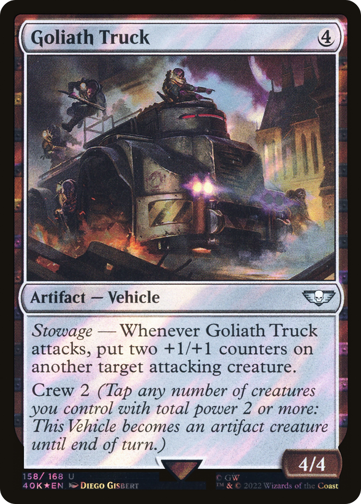 Goliath Truck (Surge Foil) (40K-158★) - Warhammer 40,000 Commander Foil