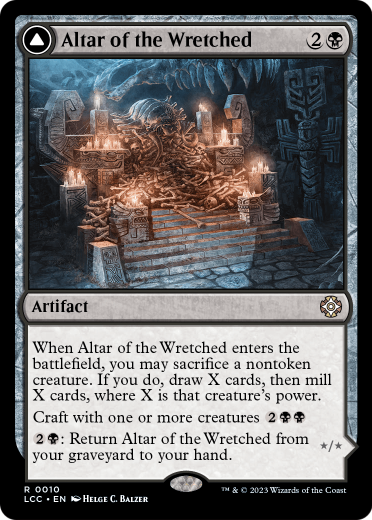 Altar of the Wretched (LCC-010) - The Lost Caverns of Ixalan Commander Foil