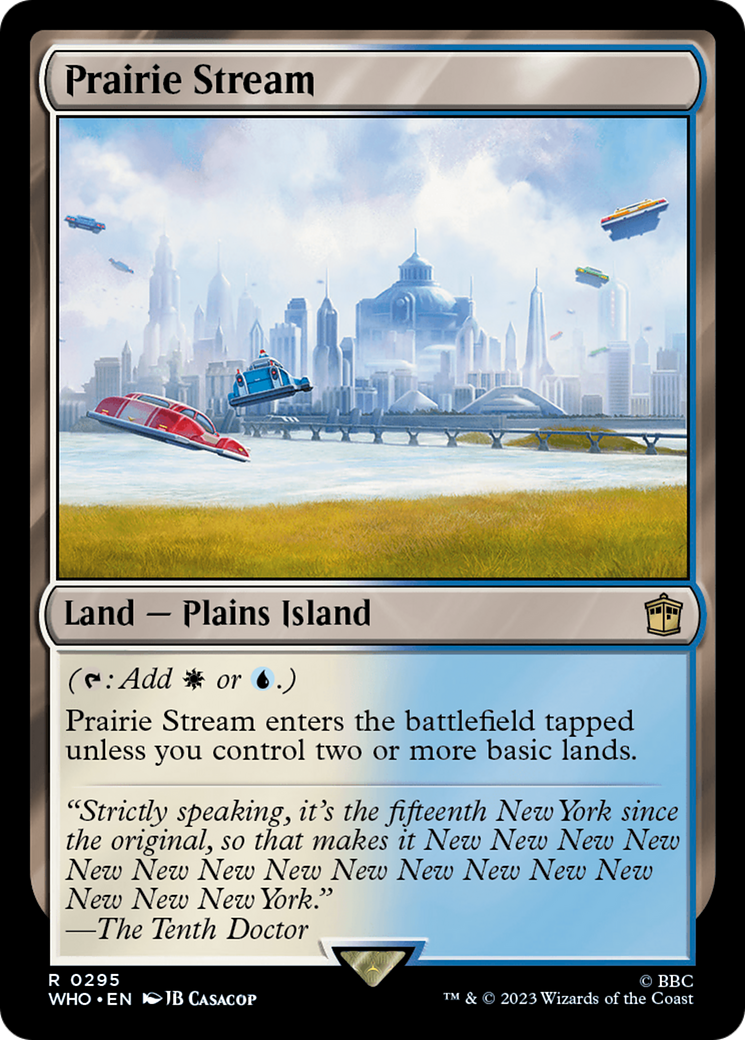 Prairie Stream (WHO-295) - Doctor Who Foil