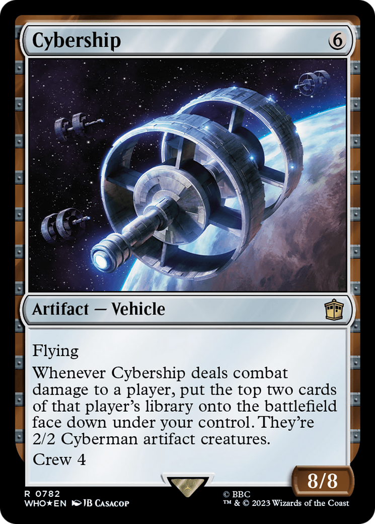 Cybership (Surge Foil) (WHO-782) - Doctor Who Foil