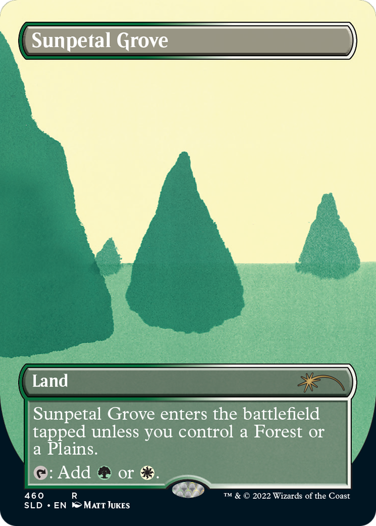 Sunpetal Grove (SLD-460) - Secret Lair Drop (Borderless)
