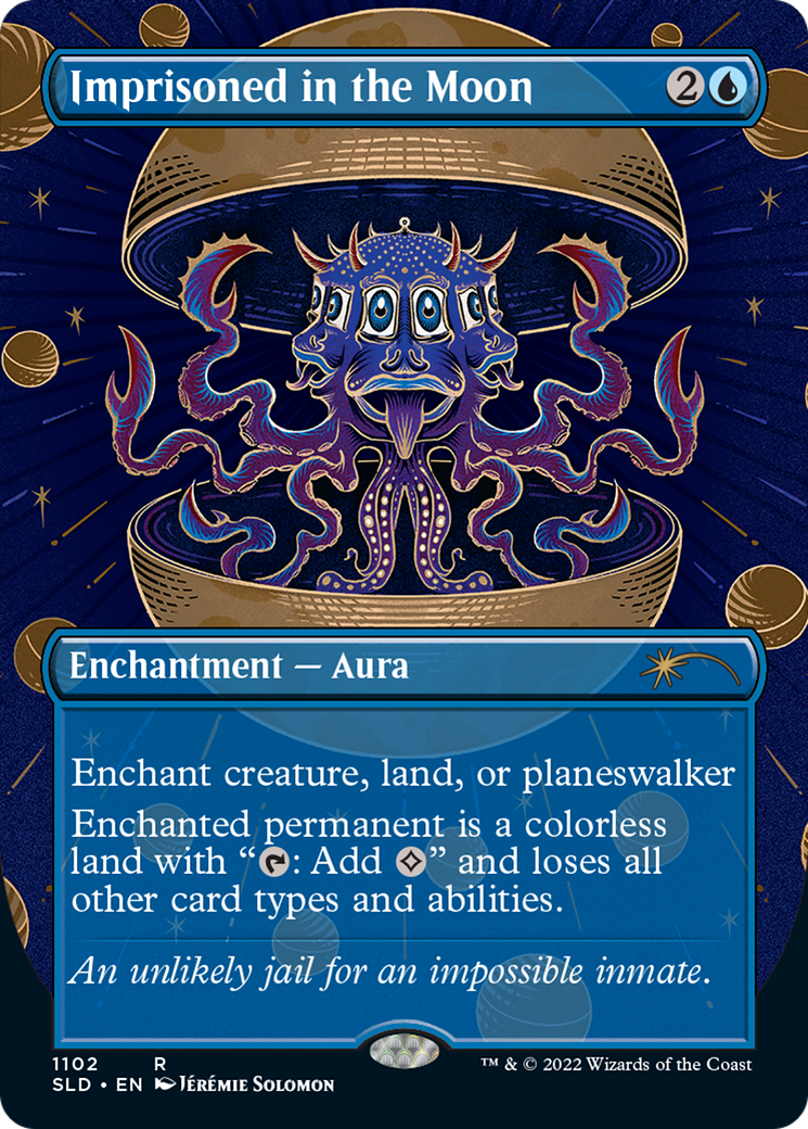 Imprisoned in the Moon (Borderless) (SLD-1102) - Secret Lair Drop