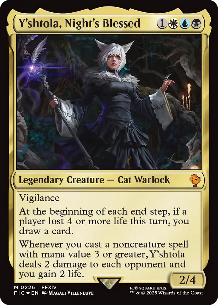 Y'shtola, Night's Blessed (Surge Foil) (FIC-226) - Commander: FINAL FANTASY Foil