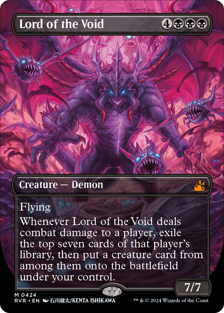 Lord of the Void (Anime Borderless) (RVR-424) - Ravnica Remastered Foil