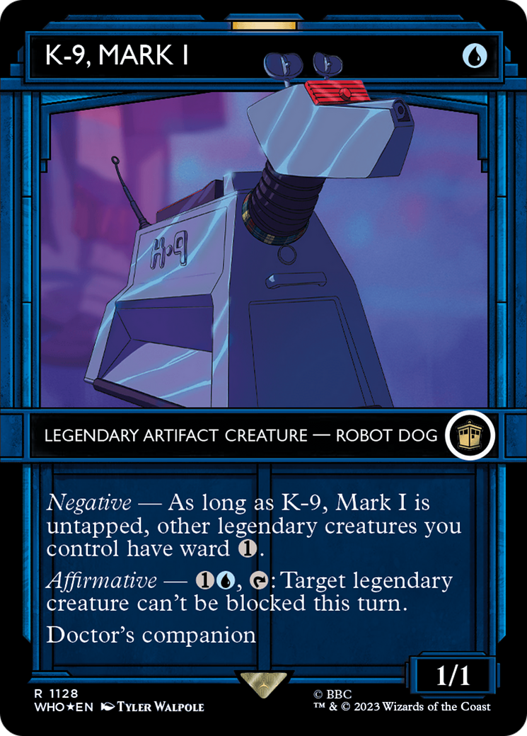 K-9, Mark I (Showcase) (Surge Foil) (WHO-1128) - Doctor Who: (Showcase) (Borderless) Foil