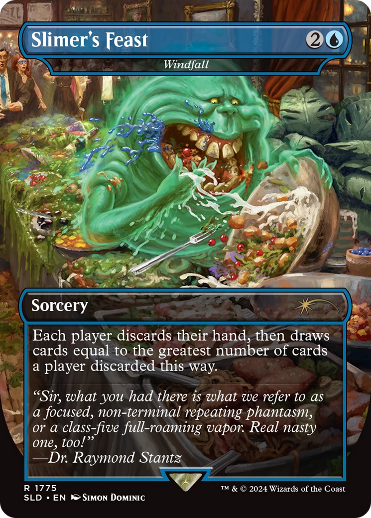 Windfall (SLD-1775) - Secret Lair Drop / Slimer's Feast (Borderless)