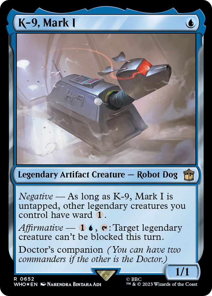 K-9, Mark I (Surge Foil) (WHO-652) - Doctor Who Foil