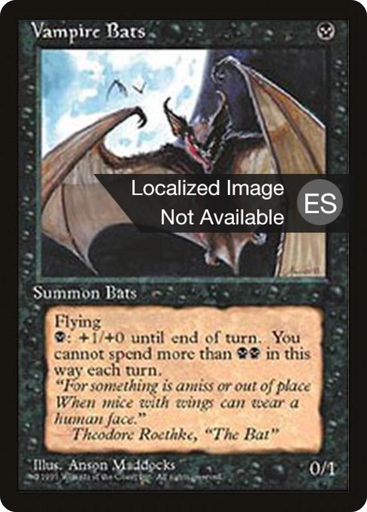 Vampire Bats (4BB-) - Fourth Edition Foreign Black Border