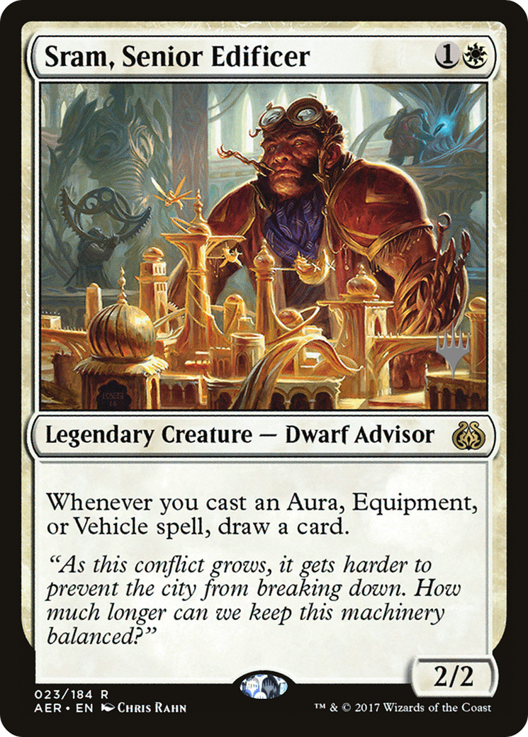 Sram, Senior Edificer (PPKHM-23P) - Aether Revolt Promos