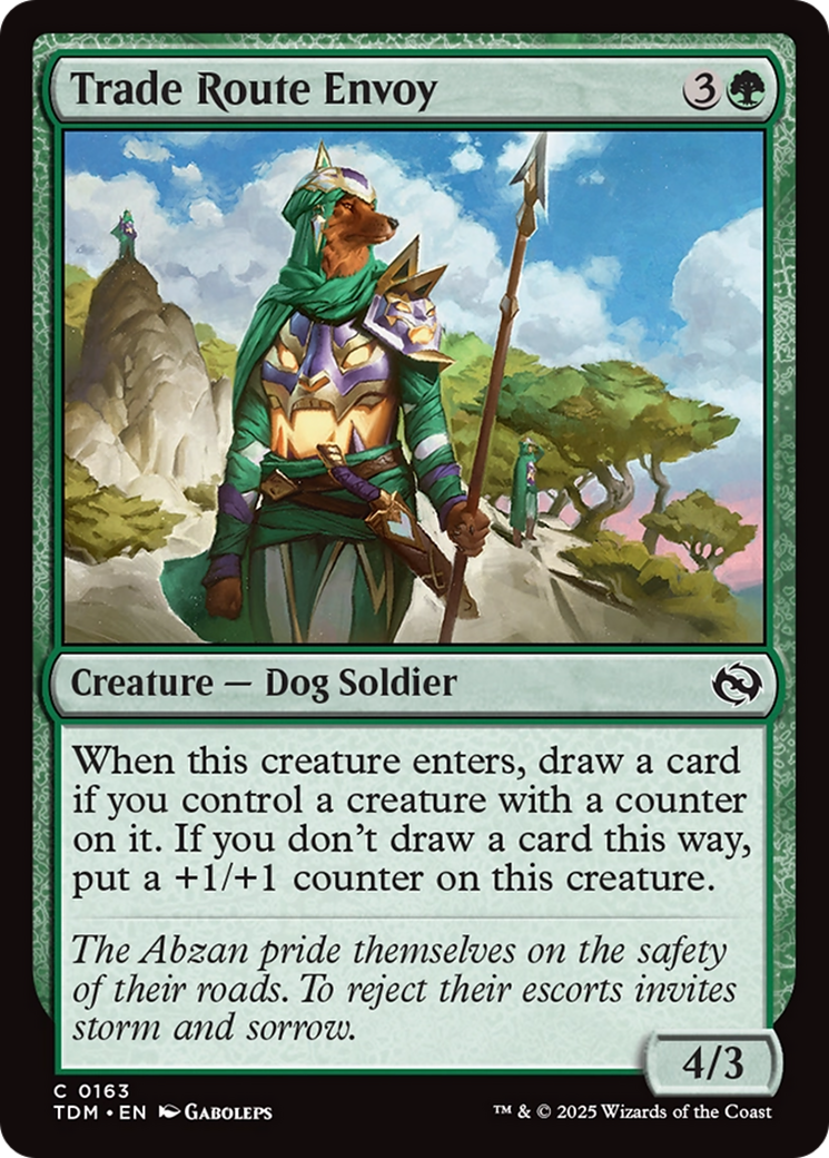 Trade Route Envoy (TDM-163) - Tarkir: Dragonstorm Foil