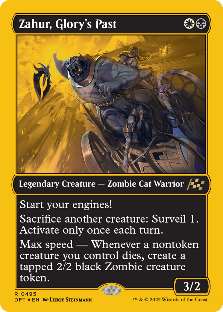 Zahur, Glory's Past (First-Place Foil) (DFT-495) - Aetherdrift Foil