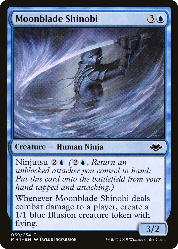 Moonblade Shinobi (MH1-059) - Modern Horizons Foil