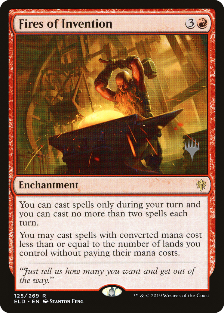 Fires of Invention (PPELD-125) - Throne of Eldraine Promos Foil