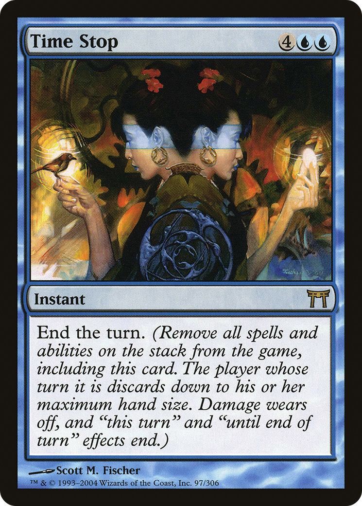 Time Stop (CHK-097) - Champions of Kamigawa Foil