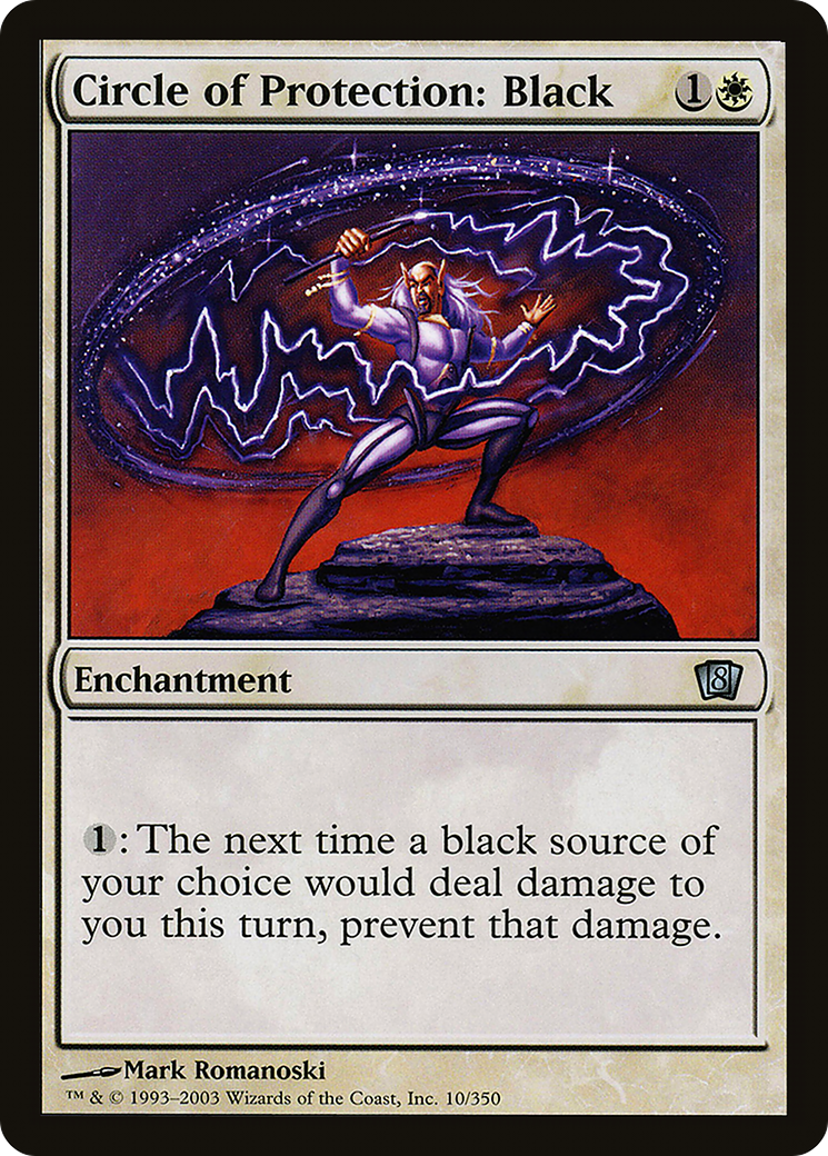 Circle of Protection: Black (8ED-010) - 8th Edition