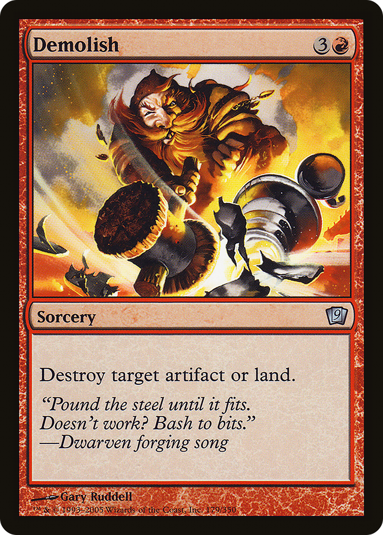 Demolish (9ED-179) - 9th Edition Foil