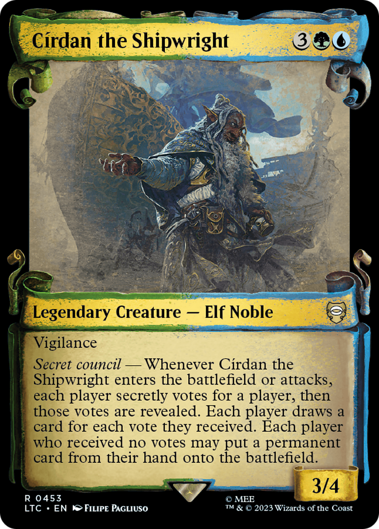 Cirdan the Shipwright (Showcase Scrolls) (LTC-453) - Tales of Middle-earth Commander: (Showcase)