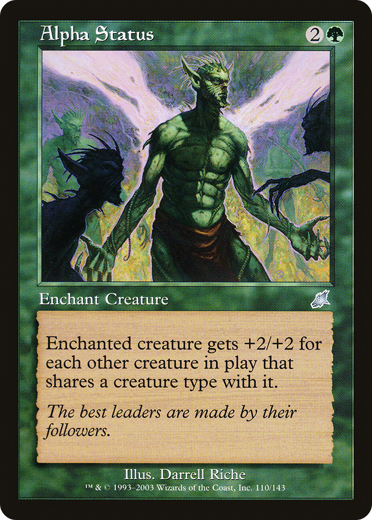 Alpha Status (SCG-110) - Scourge Foil