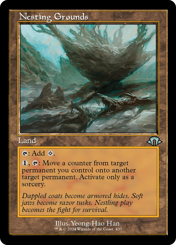 Nesting Grounds (Retro Frame) (MH3-437) - Modern Horizons 3 Foil