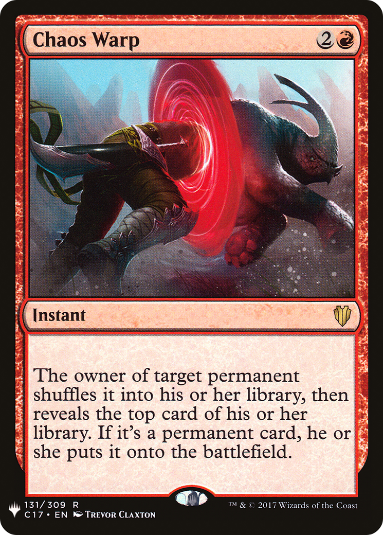 Chaos Warp (C17) (LIST-C17-131) - The List