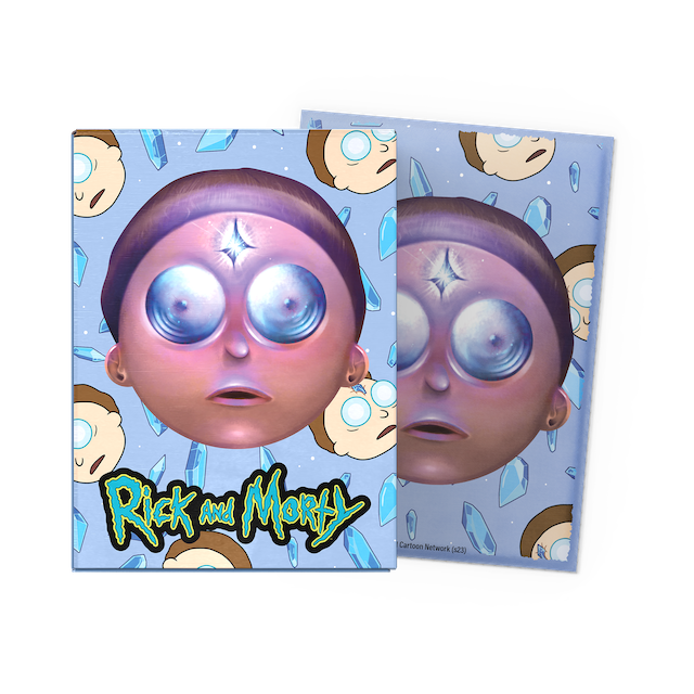 100ct Box Brushed Art Sleeves - Rick & Morty - Cool Rick