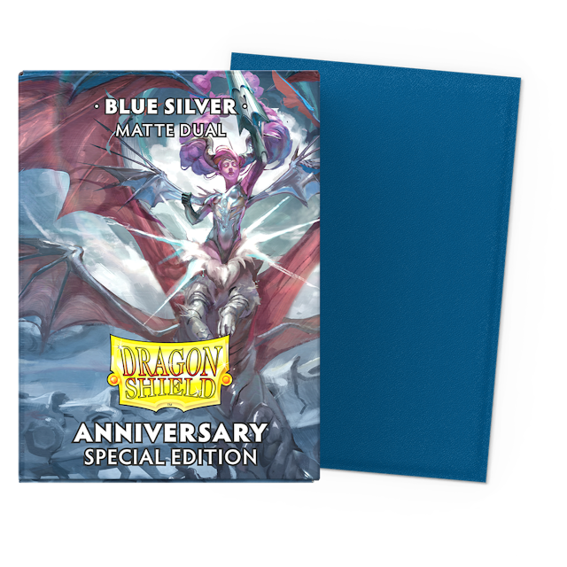 Dragon Shield Dual Matte - Anniversary Special Edition - Blue Silver