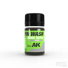 AK Interactive Pin Wash Dark Sepia 35ml
